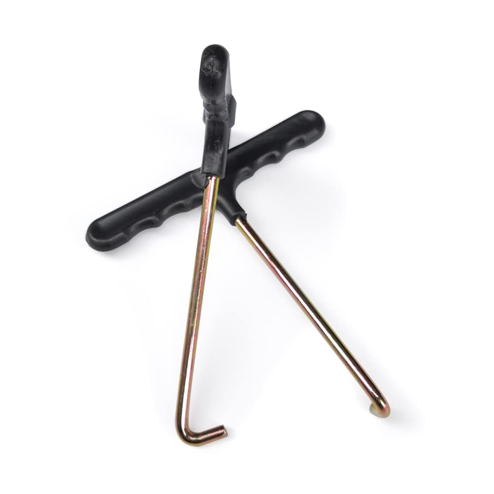 4pcs Shoe Lace Tightner, Stainless Steel Hockey Skate Lace Tightener Shoe Lace Puller Ice Roller Skate Tool for Ice-Skates Figure-Skates Trampoline Accessories Spring Pull(4pcs/set)(size:4pcs/set) 6