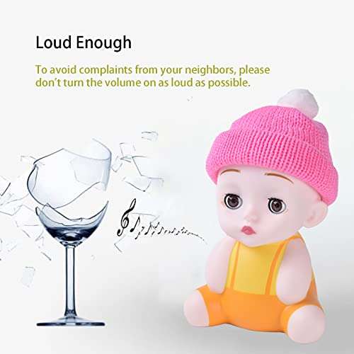 Aresrora Doll Wireless Bluetooth Speaker,Vintage Decor,Kawaii Speaker with TWS Pairing,Bluetooth 5.0,Built-in-Mic,Handsfree Call,TF Card,HD Sound and Bass for Android/iOS Devices (Girl) 2