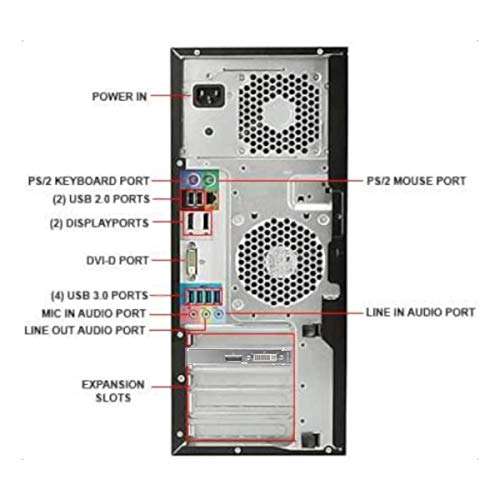 HP Z240 Tower Workstation, Intel Xeon E3-1230 v5 up to 3.8GHz, 16GB DDR4 RAM, 512GB SSD, USB 3.0, NVIDIA Quadro K620 2GB (Supports 4K), Display Port, DVI, Windows 10 Professional 64-bit (Renewed) 5