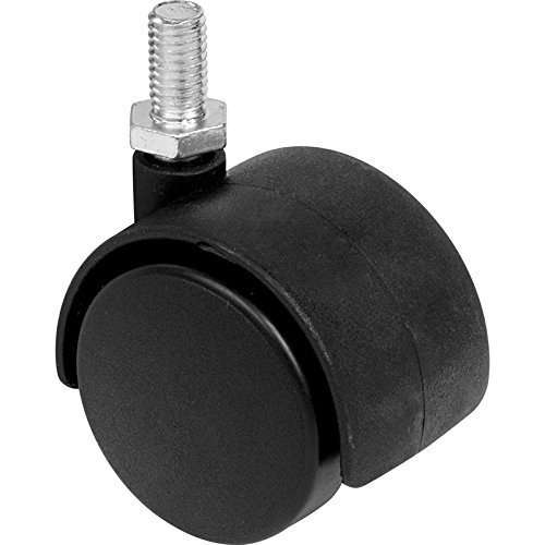 Brezleen Chair Wheel for Universal Standard Size Revolving Chairs Thread Grip Stem, 5 Pieces 4