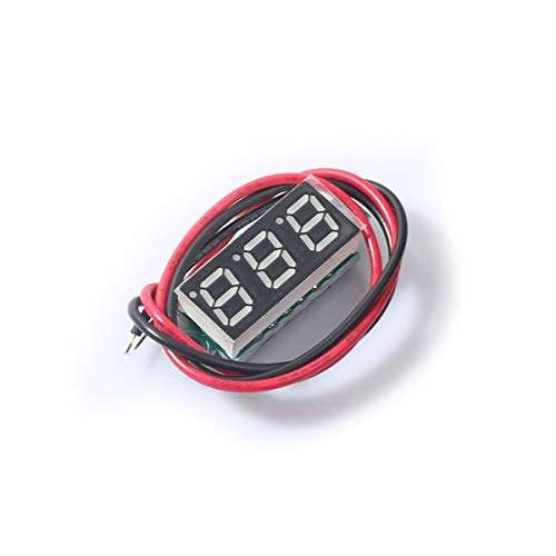 DC 0-30V LED Display Digital Voltmeter Board Two-Wire Mini Digital Voltmeter Voltage Tester Meter Panel 3