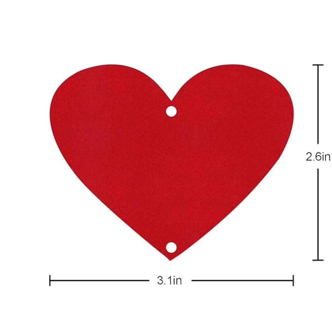 Wanna Party Valentine's Day Heart String Garland | Hanging String Garland Decorations for Valentines Day, Anniversary,Baby Shower, Birthday, Wedding, Bridal Shower & Wall Hanging Decorations-6 PCS 2