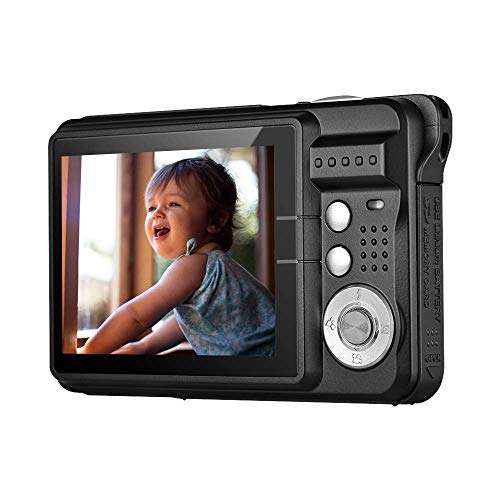 Ubersweet® Imported Mini Digital Camera with 2pcs Rechargeable Batteries 720P HD 8X Digital Anti-Shake 2.7inch LCD Screen for Kids Children Holiday_152316 1