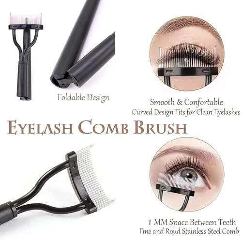 NEVSETPO Deluxe Luxury Makeup Brushes Gift Set Professional Premium Super Soft Make up Brush for Kabuki Foundation Concealer Powder with Travel Makeup Organizer Carry Pouch(Purple) 6