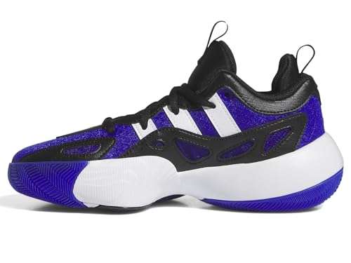 adidas Trae Unlimited 2 Basketball Sneaker, Lucid Blue/Cloud White/Lucid Lemon, 6.5 US Unisex Big Kid 4