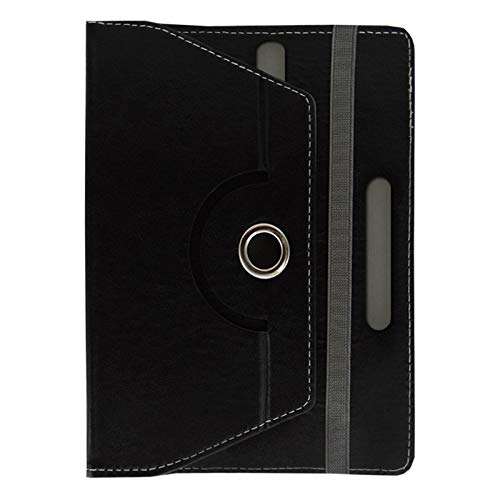 Hello Zone Exclusive 360� Rotating 7� Inch Flip Case Cover + Free Tempered Glass for Google Nexus 7 2013 -Black 2