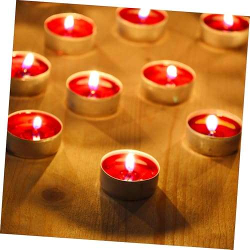 Milisten 200Pcs Aluminum Tea Light Candle Cups Empty Tins for Candle Making DIY Wedding Party Home Decoration Silver 4