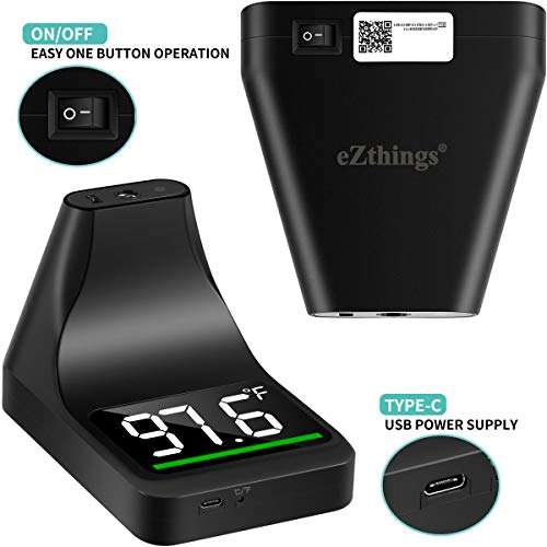 REED Non-Contact Medical Screening Forehead Thermometer for Physician Offices and Hospitals (Mounted) 4