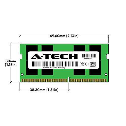 A-Tech 32GB RAM for DELL Precision 5540 Mobile Workstation Laptop | DDR4 2666 SODIMM PC4-21300 1.2V 260-Pin Memory Upgrade Module 3