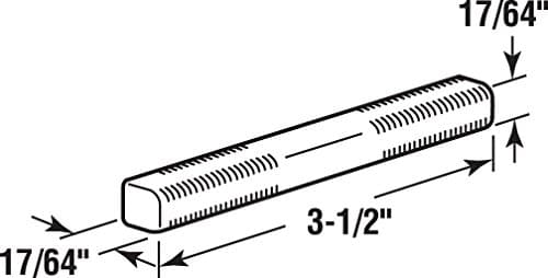 Prime-Line E 2459 Replacement Spindle, Square Drive System, 17/64 In. x 17/64 In. (2 Pack) 2