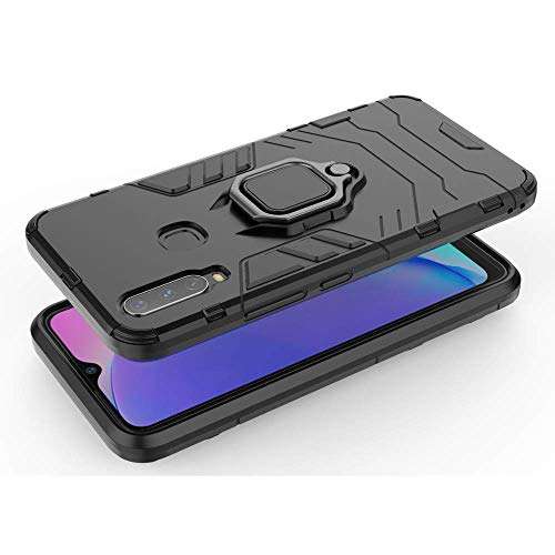 Designerz hub Hard Silicone Back Cover for Vivo Z1 Pro (Black) 2