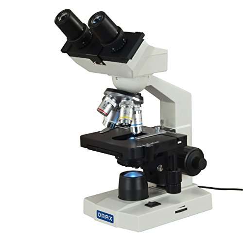 OMAX 40X-2500X Lab Binocular Biological Compound LED Microscope with Vinyl Carrying Case 2