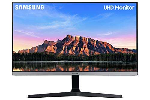 Samsung 28 inch (70.8 cm) 3840 x 2160 Pixels 4K UHD Monitor, IPS, Bezel Less, HDR Support, AMD FreeSync, Eye Comfort, PIP/PBP Multi-Tasking (LU28R550UQWXXL, Dark Blue Gray) 1