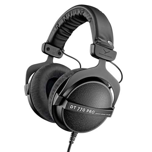 beyerdynamic DT 770 Pro 80 ohm Limited Edition Professional Studio Headphones, Black