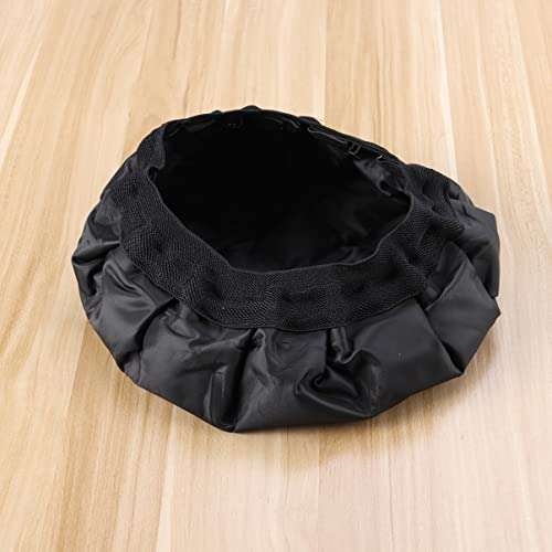 Healifty Thermal Hair Heat Heated Gel Microwavable Micro Hair Hair Thermal for Hair Styling (Black) 5