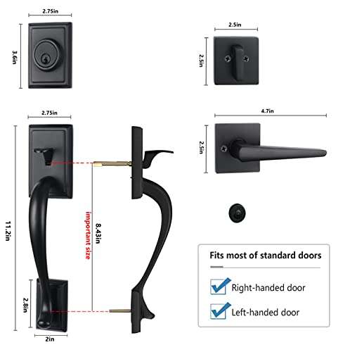 HPUFKOT Portable LED Table Lamp, 3-Levels Brightness Metal Desk Lamp, NB_Hardware Front Double Door Handle 3 Color Touch Control Rechargeable Lamp, Night Light, Bedside Lamp,Dining Room Lamp 3