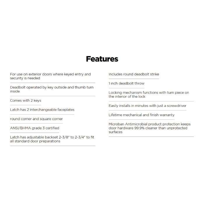 Kwikset 660-3S Single Cylinder Deadbolt Smart Key Bright Brass Finish 6