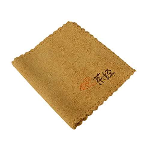 Ecanvas Absorbent Cotton Dish Drying Towel Rack Drainer Kitchen Sink Towel Yellow 1