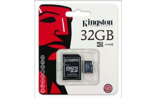 Professional Kingston 32GB MicroSDHC Card for Amoi M300 Smartphone with custom formatting and Standard SD Acapter. (Class 4) 3