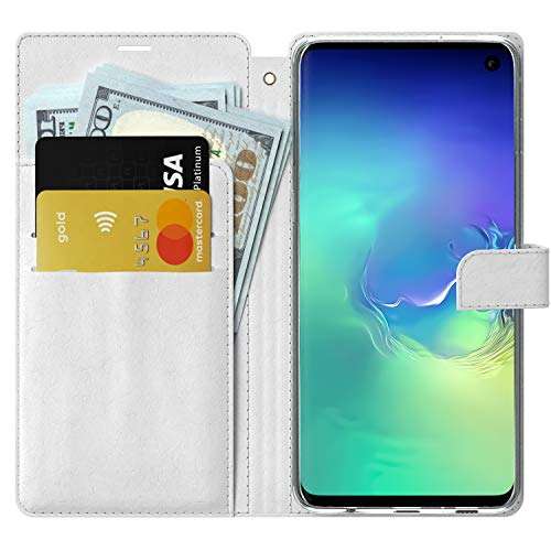 Mertak Wallet Case Compatible with Samsung Galaxy Note 20 Ultra S21 Plus S20 A70 S10 Paint Flip Magnetic Colorful Folio Cover Protective Cute Dripping Art Slim Lightweight Rainbow Card Holder Abstract 6