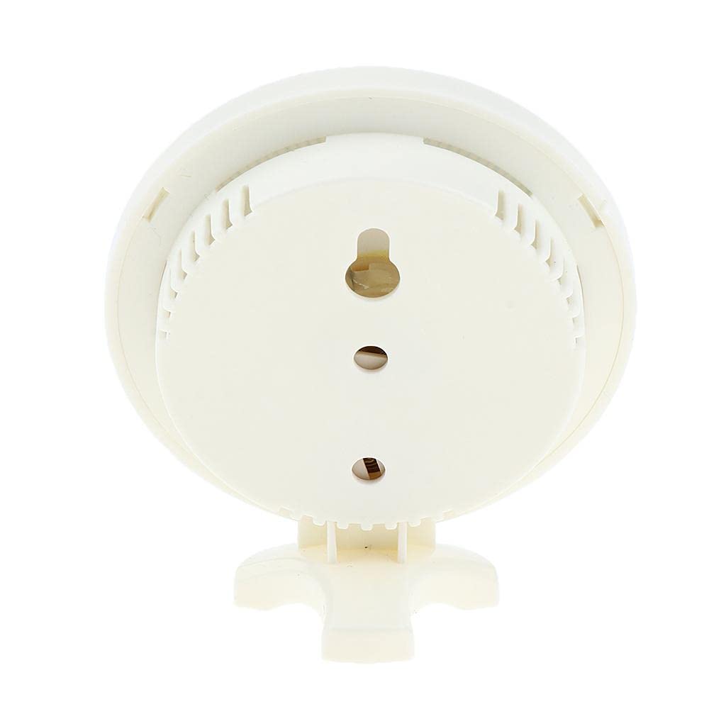 LOOM TREE Round Clock Shape Analog Temperature Humidity Meter Thermometer Hygrometer 5