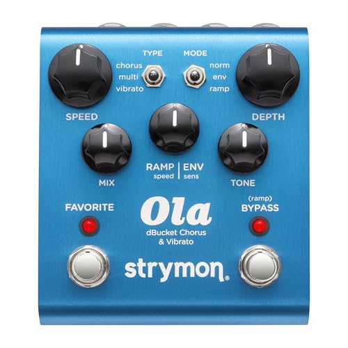 Strymon Ola dBucket Chorus and Vibrato Guitar Effects Pedal for Electric and Acoustic Guitar, Synths, Vocals and Keyboards