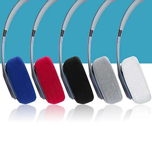 JARMOR Earpads Sweater Cover Protectors with Stretchable Knit Fabric for Beats Studio 3/2 Bose QC35 25 15 Headphones and Other Headsets with 3-4 Inch Ear Cushions [ 2 Pairs ] (Black) 6