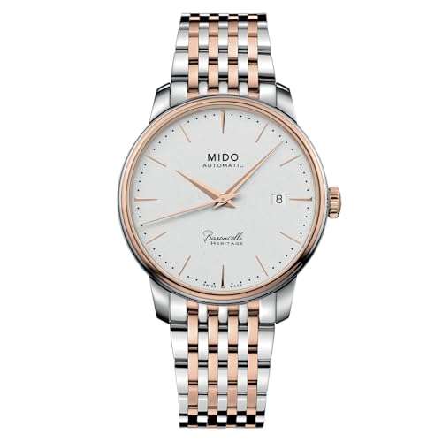 MIDO Baroncelli Heritage - Swiss Automatic Watch for Men - White Dial - Case 39mm - M0274072201100 1