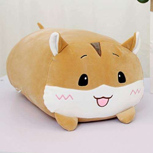 LINWEI 9 Kinds of Animal Sweethearts Dinosaurs Pigs Cats Bears Plush Toys Soft Cartoon Pandas Hamster Elephants Deer Plush Doll Baby Pillow Gift (Color : I, Size : 60cm) 1