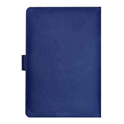 Acm Leather Flip Flap Case Compatible with Ikall N18 10" Tablet Cover Stand Blue 4