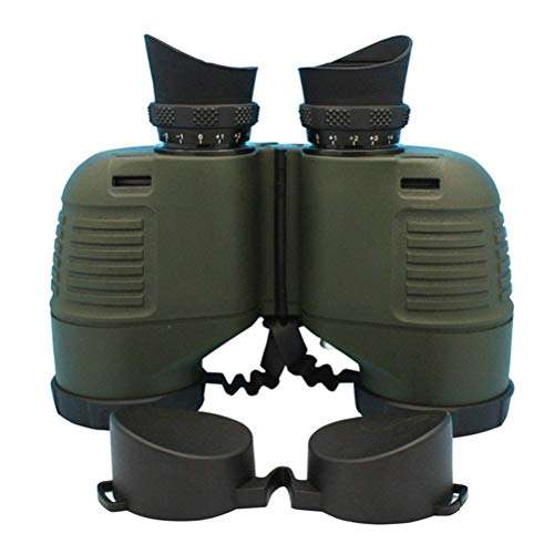 BOSHILE 7x50 Binoculars with Rangefinder for Adults, Compact Night Vision Waterproof Binoculars for Bird Watching,Travel,Green 1