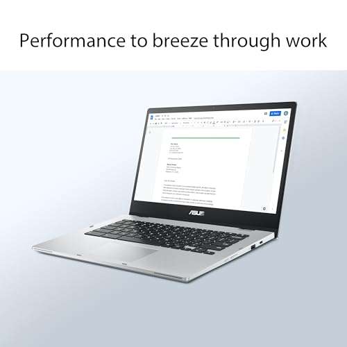 ASUS Chromebook Flip CX1 Convertible Laptop, 14" FHD NanoEdge 360-degree Touchscreen, Intel Celeron N6000 4-Core Processor, 128GB eMMC Storage, 8GB RAM, ChromeOS, Transparent Silver, CX1400FKA-AS88F 5