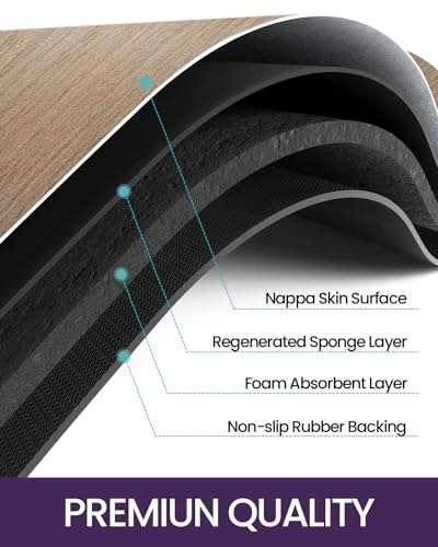 DEXI Quick Dry Bath Mat, Non Slip Ultra Thin Super Absorbent Bathroom Mat, Wooden Print Bath Rugs Washable Shower Rugs for Bathroom Floor, Bathtub Side, Shower Room, 17"x43" 3