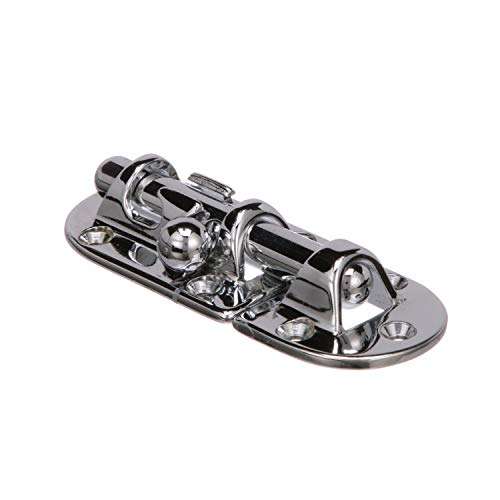 Seachoice Marine-Grade Barrel Bolt, Chrome-Plated Bronze, 3-5/8 in. X 1-1/8 in. 4