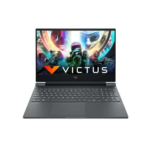 HP Victus Gaming Laptop, 12th Gen Intel Core i7-12650H, 6GB RTX 4050 GPU, 15.6-inch (39.6 cm), 75W TGP, FHD, IPS, 144Hz, 16GB DDR4, 512GB SSD, Backlit KB, B&O (MSO, Silver, 2.37 kg), fa1134TX