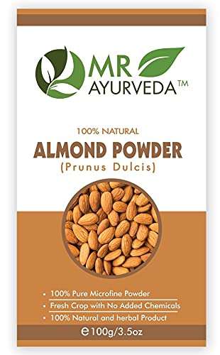 MR Ayurveda 100% Organic Almond Powder & Orange Peel Powder - Combo Pack (100 Grams Each) 4