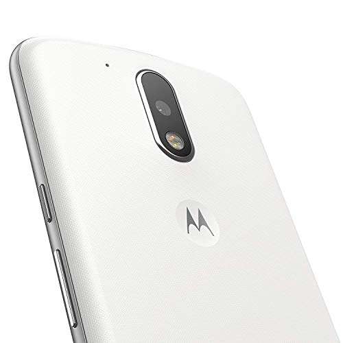 Motorola Moto G4 Plus XT1642 4G LTE Octacore Fingerprint (GSM Only, No CDMA) International Version (White) (White, 32GB) 5