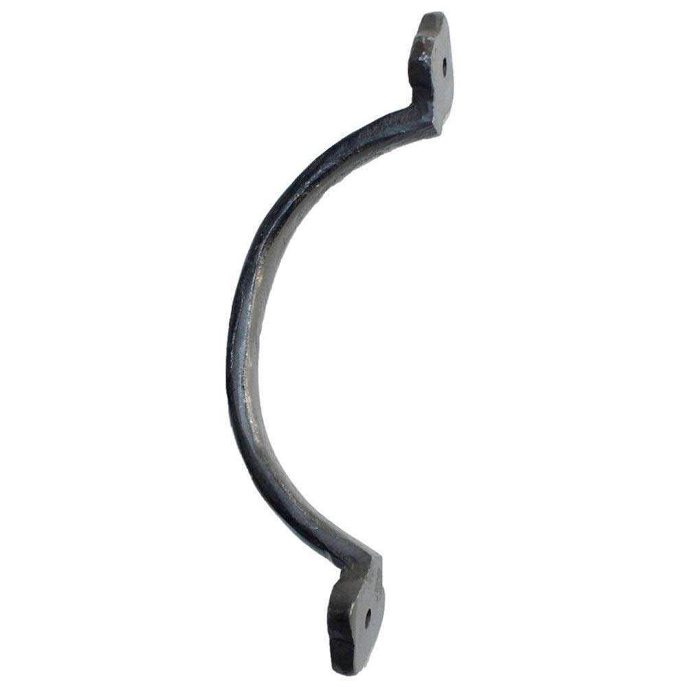GAXQFEI Cast Iron Handle Antique Door Curved Leaf Door Handle Retro Style Home Garden Decoration Home Decoration Hardware Accessories 4
