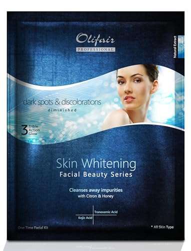 Olifair Skin Whitening Beauty Series -Facial Kit,Cleanse Skin Impurities (Pack of 1)