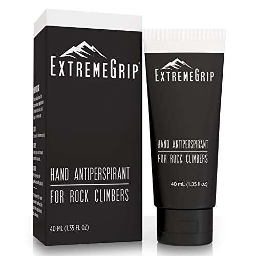 ExtremeGrip - World’s First Hand Antiperspirant Grip Lotion for Athletes - Less Sweat, Better Climb, Longer Lift - for Climbing, Weightlifting, Basketball, Gymnastics, Golf, Tennis, and Pole Vaulting 1