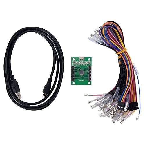 Atomic Market Arcade to USB Controller Interface 2 Player MAME Multicade Keyboard Encoder Raspberry Pi 1