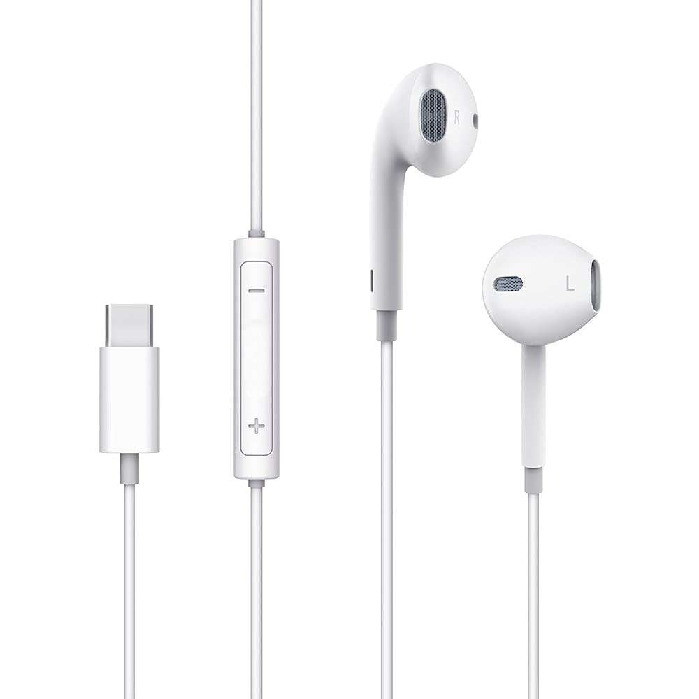 mcdodo Compatible with Smartphones HP-6070 Element Series Type-C Wired Earphones, White 4