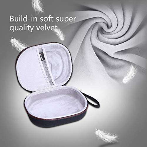 LTGEM EVA Hard Case for JBL Live 770NC/660NC/650BT/460NC/670NC/400BT/500BT and JBL Tune 770NC/710BT/720BT/760NC/700BT/750BT/510BT/660NC/520BT/500/E45BT Bluetooth Wireless Headphone(Black+Grey) 5