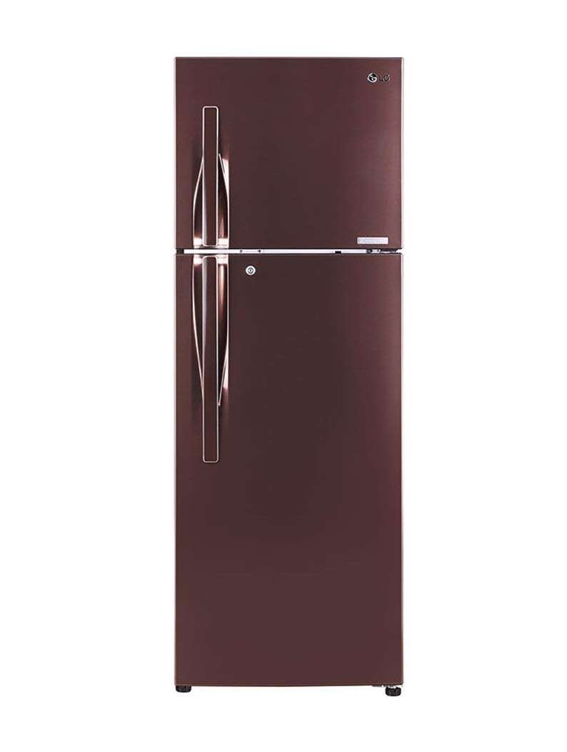 LG 360 L 3 Star Inverter linear Frost-Free Double-Door Refrigerator (GL-T402JASN, Amber Steel, Convertible) 1
