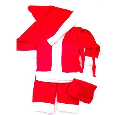 SK Craft Santa Claus Dress for Kids, Santa Claus Dress for Baby Girl & Baby Boy| Christmas Costume Dress Size 1 - Red (Age 6 Month to 1 Year Old Baby) 4