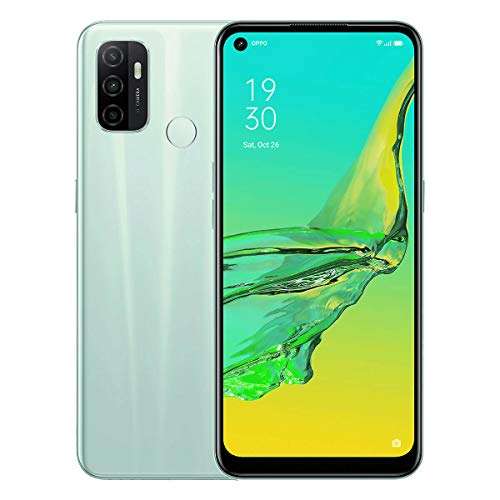 OPPO A53 Dual-SIM 64GB ROM + 4GB RAM (GSM Only | No CDMA) Factory Unlocked 4G/LTE Smartphone (Mint Green) - International Version