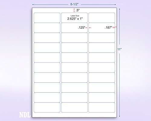 NextDayLabels - 8-1/2 x 11" Neon Color High Light Fluorescent Labels for Laser & Inkjet Printer (Green Fluorescent, 1" x 2-5/8" - 30 Per Page | 750 Labels) 2