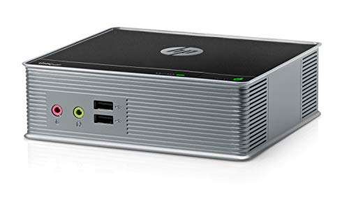 HP C3G78AA#ABA Zero Client T310 Mini Desktop, 512 MB RAM, 32 MB Flash, Black/Gray (Renewed) 1
