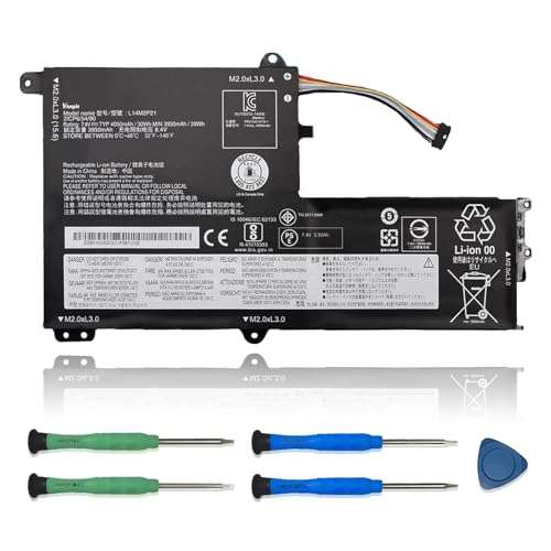 VANPIR L14M2P21 Laptop Battery Replacement for Lenovo IdeaPad 330S-14AST 330S-14IKB 330S-15ARR 330S-15AST 330S-15IKB Series 5B10Q39203 5B10Q39204 L14L2P21 5B10Q39206 5B10W67199 7.4V 30Wh/4050mAh