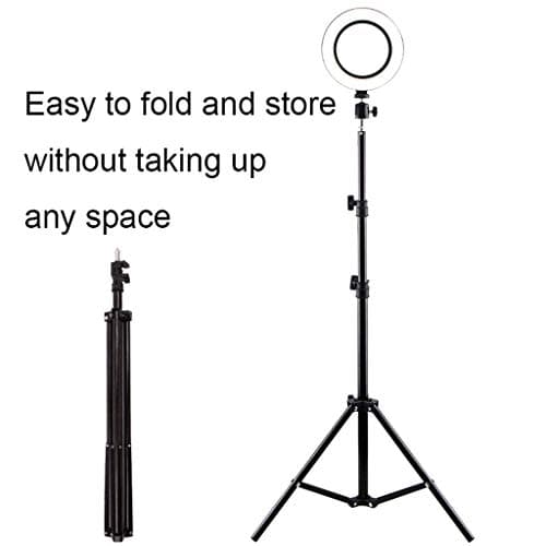 YLLN Ring Light 26cm/ 10in LED Ring Light with Stand and Phone Holder for YouTube Video/Photography Compatible and Makeup 4